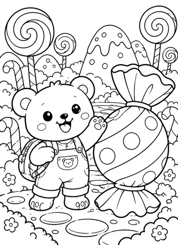 Page 7 of Little bear magical candy adventure