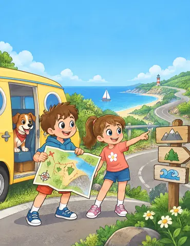 Cover of The Great Road Trip Puzzle Adventure, kids' activity book by Ashish Gopalakrishnan