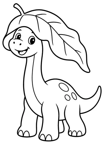 Page 9 of My First Baby Dinosaur Coloring Book