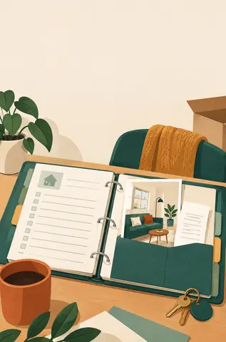 Cover of The Renter’s Home Record, a non-fiction guide