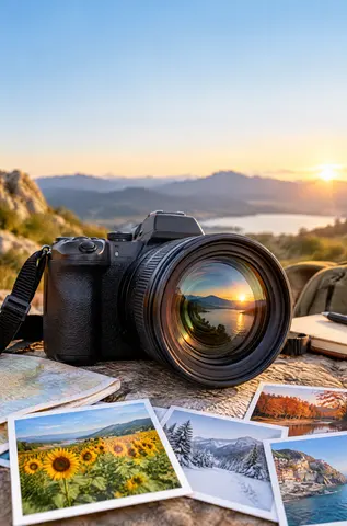 Cover of 365-Day Photography Challenge, a non-fiction guide by jakub kaliszczyk
