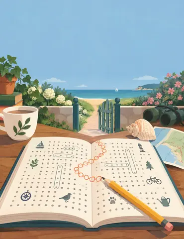 Cover of The Great Word Search Escape, word search book by Paglo Puzzles