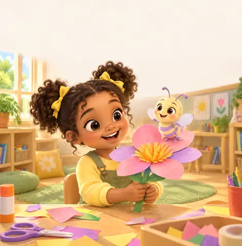 Cover of Sophia’s Busy Bee Bloom, picture book by Yasmin Elzohiry