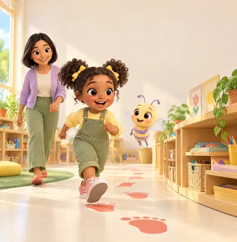 Sophia’s feet went stomp!