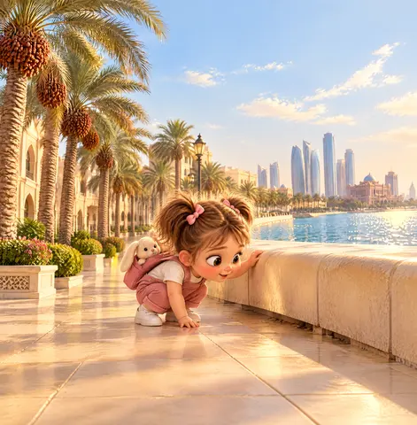 Baby Bubu may be little, but her curiosity is VERY, VERY big.