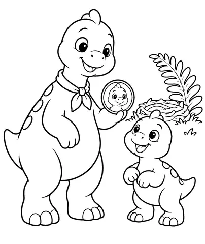 Mama Needs Help Colour Mama and Rex as their search begins.
