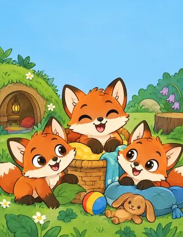 Cover of Baby fox color book, kids' coloring book by Ashley Davis