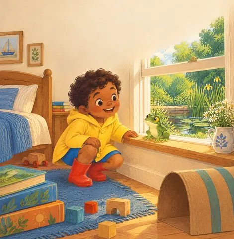 Cover of Milo and Oscar The Magic Frog, picture book by Orla Mc Gowan