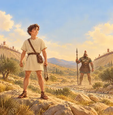 Cover of The Shepherd Boy Who Trusted God, a picture book by Cs jarman