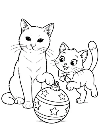 Page 11 of Ugo di natale, Cuccioli da colorare