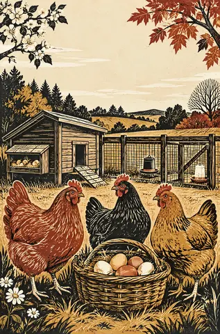 Cover of My Backyard Chicken Flock Record, a planner & logbook by Parth Gosra