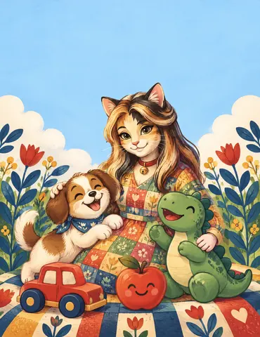 Cover of Little Things to Color, kids' coloring book by AA