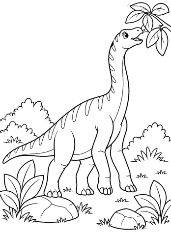 Page 7 of Prehistoric Days to Colour