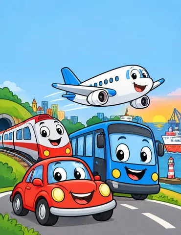 Cover of Alles fährt und fliegt!, kids' coloring book by Tyb Ksmi