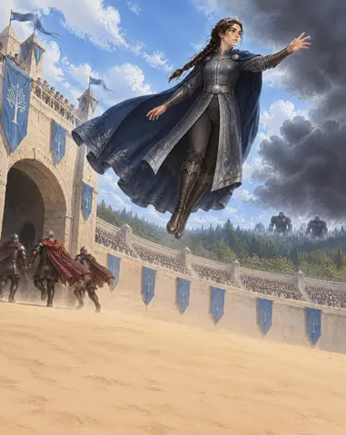 Margaret says, "Go and get the Captain of the Vanguard and have he and his men fight off whatever these things are! I'll…