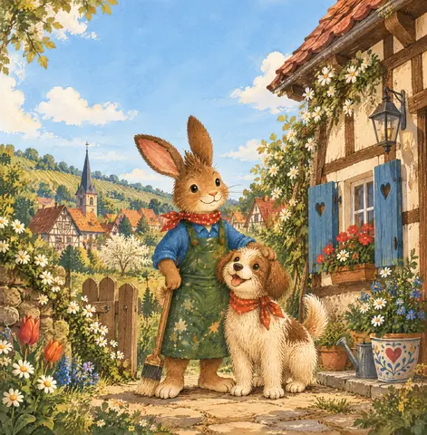 Cover of Lapin, a picture book by Antoine le Lapin