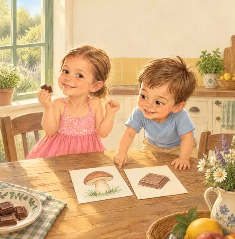 Ce chocolat donne une idée à alba.