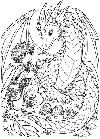 Page 11 of Manga Héroïnes à colorier
