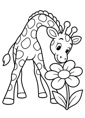 Page 9 of Big Animals to Color