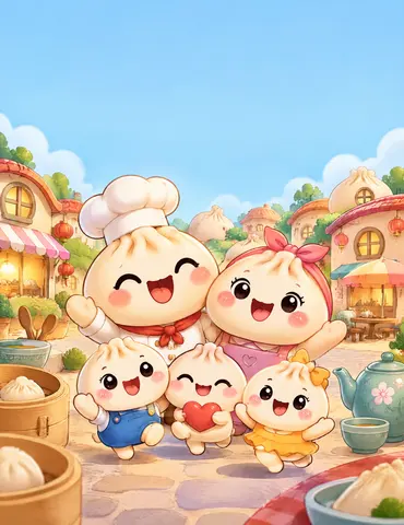 Cover of Little Dumpling World – Die süße Dumpling-Welt, kids' coloring book by MatMax