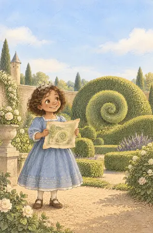 Cover of Princess Vera’s Garden Map, picture book by anxhela xhelili