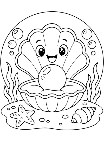 Page 9 of Ocean Circles to Color