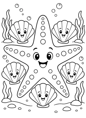 Page 11 of Ocean Circles to Color
