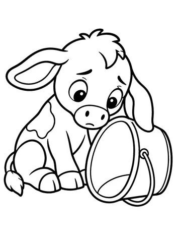 Page 11 of Farmyard Animals Colouring Book