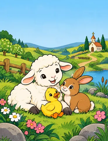 Cover of Kids in Faith, a kids' coloring book by McKenzie