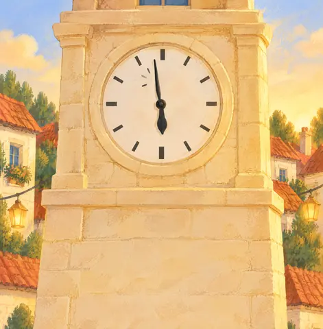 Big clock. Tick-tock, tick-tock!