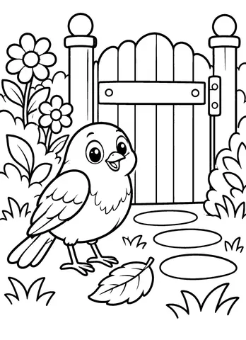 Page 5 of Tweet Trace & Draw: Bird Fun for Kids