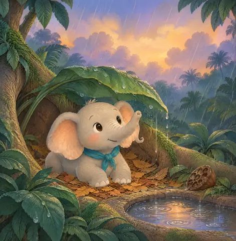 Cover of Kito and the Pitter-Patter Sky, picture book by Kal Sandya