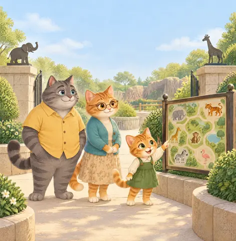 “I want to see the tiger!” said Cat.