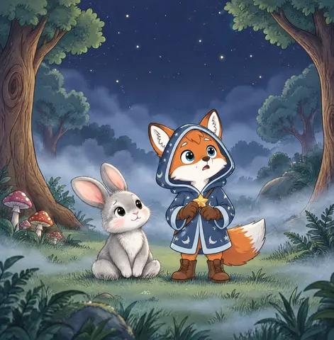 Flick, a little fox, felt small.