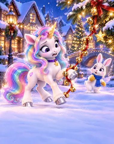 The bells stopped, too. Very sensible bells. Perhaps they understood sneaking after all. Twinkle tried another step…