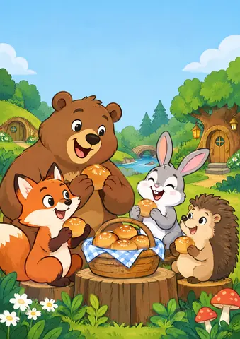 Cover of Cozy Corners of the Woodland, kids' coloring book by Dennis Ross