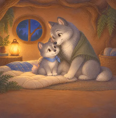 Mama made room for his worry, too.