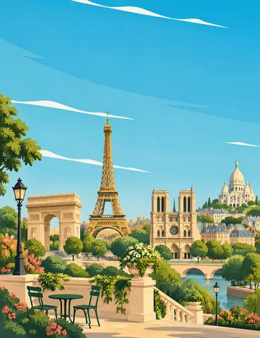 Cover of Paris, an adult coloring book by Timothée Hennel
