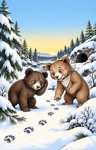 Cover of Little Bear and Bright Bear, an early chapter book by Chris Culp