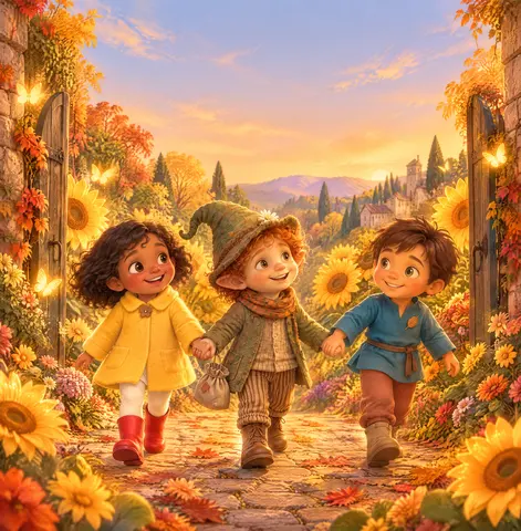Cover of Arin and the Magic Sun Garden, a picture book by Soltuz Liliana