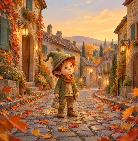 A lonely little elf.