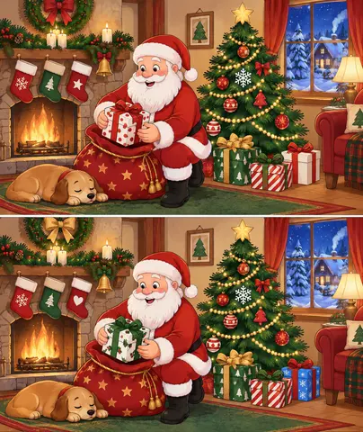 Santa Room Twins