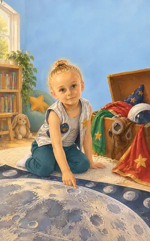 Cover of Phin's Dress-Up Days, picture book by Marc Russell