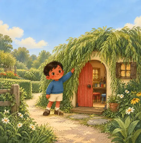 Cover of The Red Boy, picture book by Ishmael Yeboah