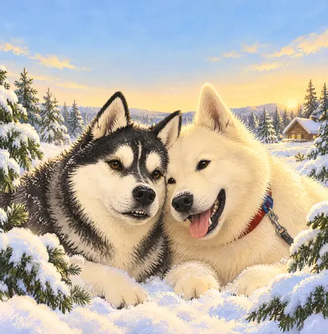 Cover of Axel e Bjorn: due amici nella neve, a picture book by Agata Moon
