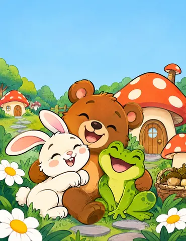 Cover of The Wigglewood Giggle Club, kids' coloring book by Thillian Rudin