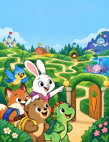 Cover of LITTLE MAZE ADVENTURES, maze book for kids by Adewunmi Ojo