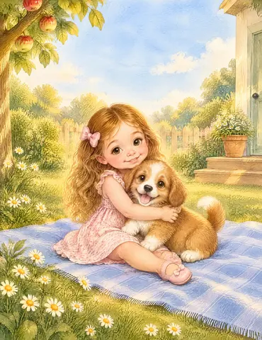 Cover of Amelka i pies, picture book by Anna Nowak