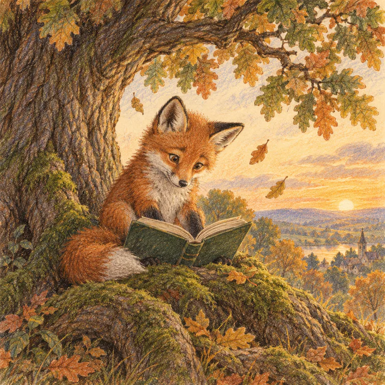 Colored pencil style sample